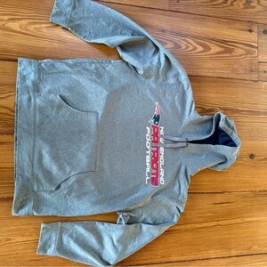 New England Patriots Gray Hoodie